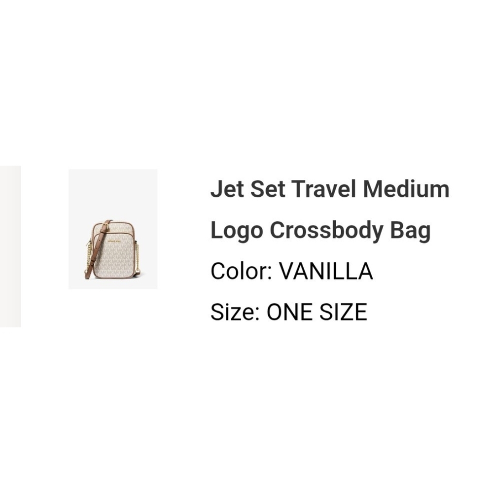 Michael Kors Jet Set Vanilla Crossbody Bag